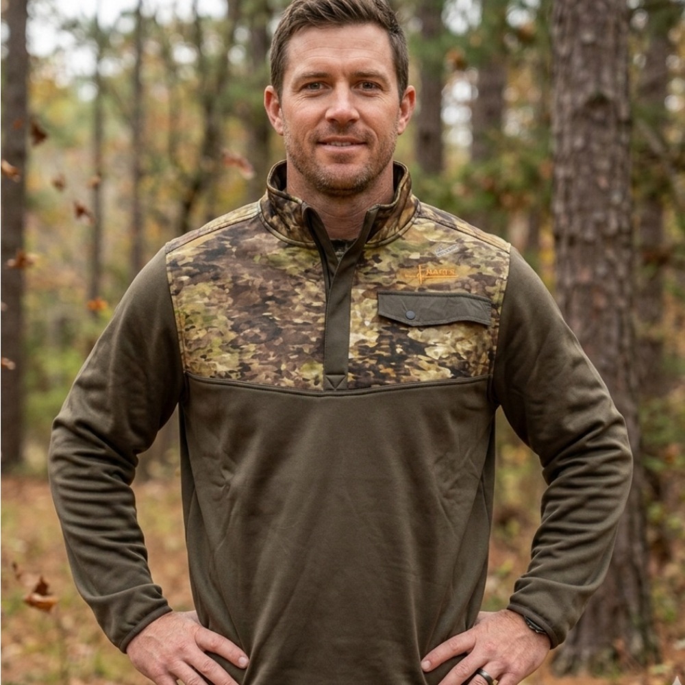 Habit Men’s Pullover Hunting , Camping , Fishing Jacket Large